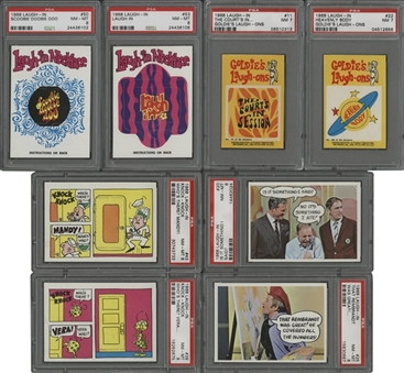 1968 Topps "Laugh-In" PSA-Graded Collection (47) Including Stickers